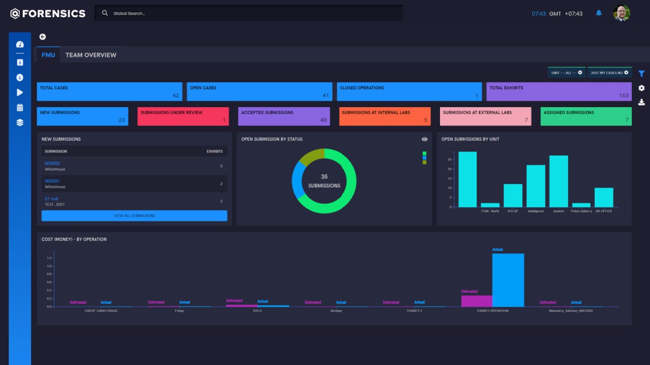 Snapshot 1 of NIMBUS Forensics