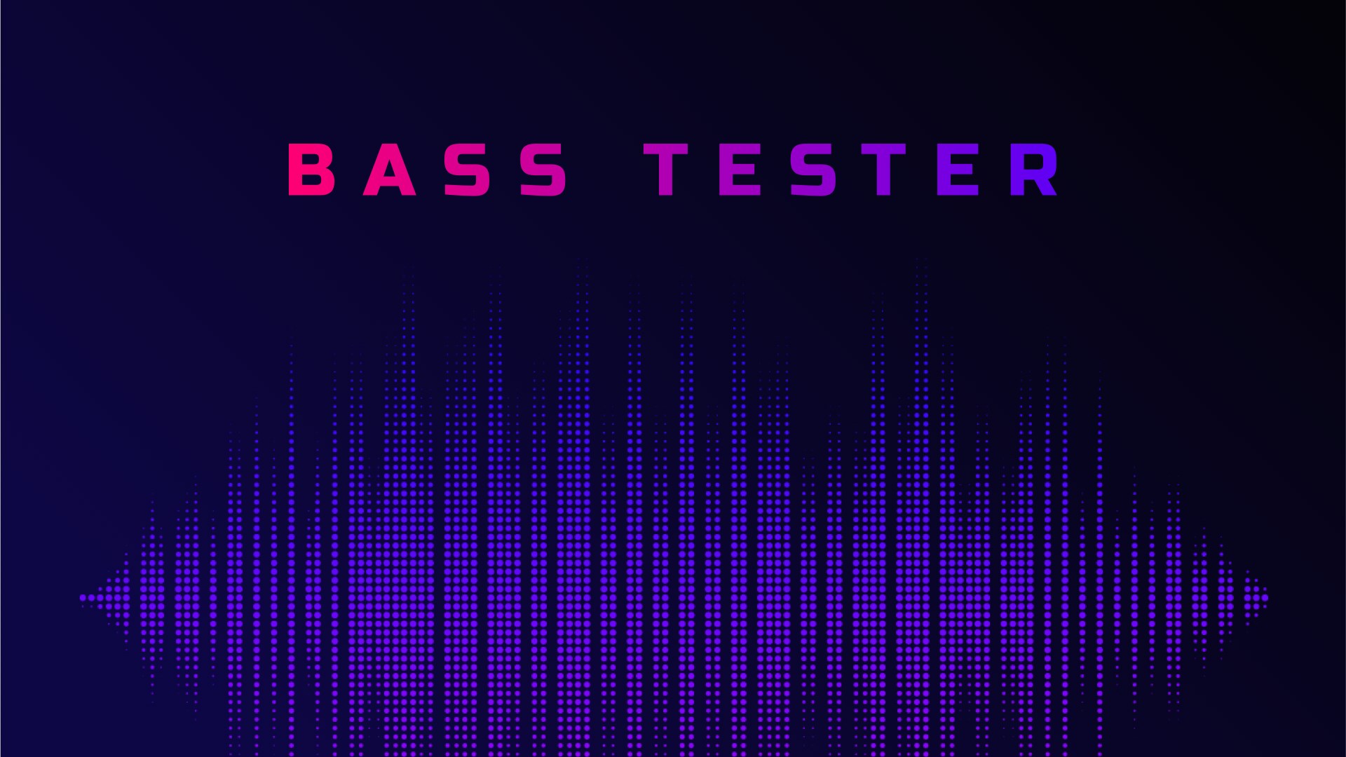 Get Bass Tester Test and boost your audio track with sound volume amplifier and bass booster