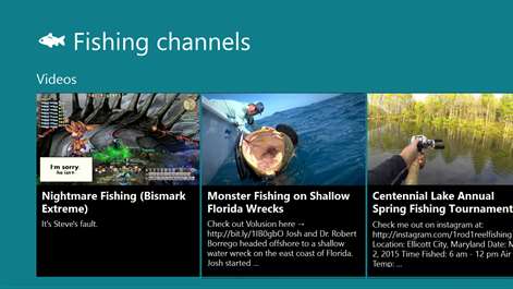 Fishing Channels Screenshots 1