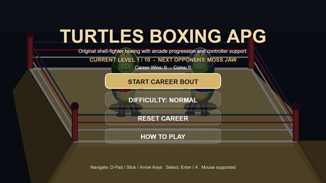 Turtles Boxing APG screenshot 2