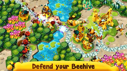 BeeFense - Tower Defense screenshot 1