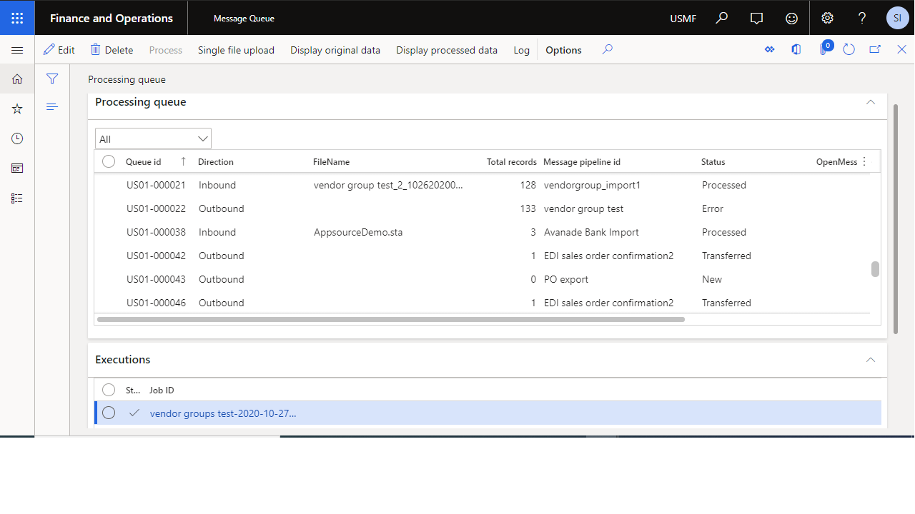 Snapshot 3 of Avanade Message Queue