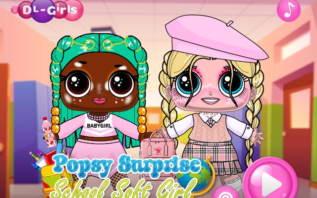 Popsy Surprise School Soft Girl Game