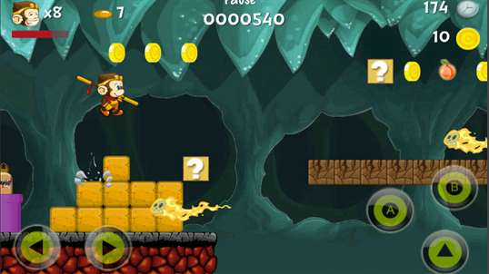 Jump Kong Hero Craft World screenshot 2