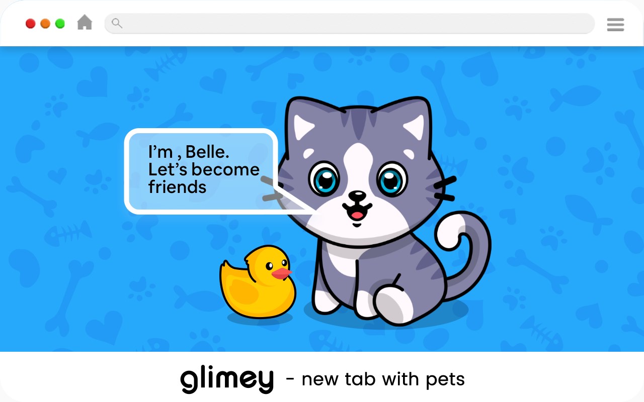 Glimey - Edge New Tab Pets.