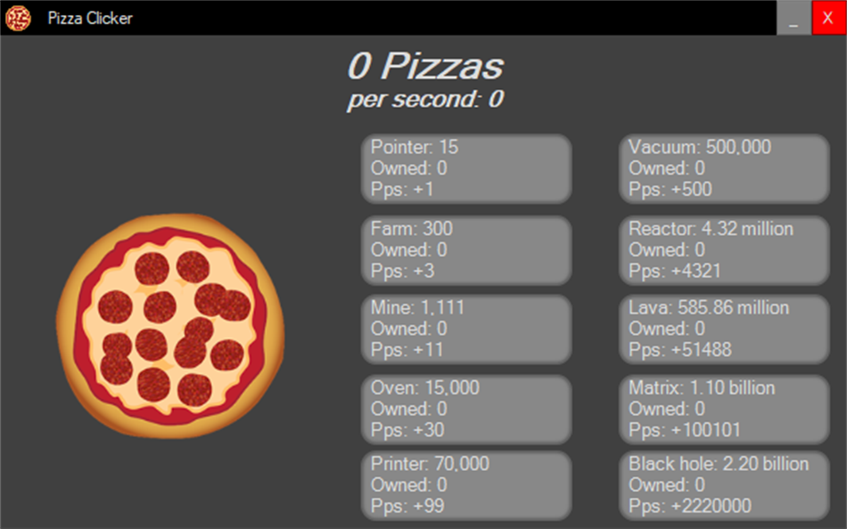 PizzaClickers (Windows) 由: Roast247
