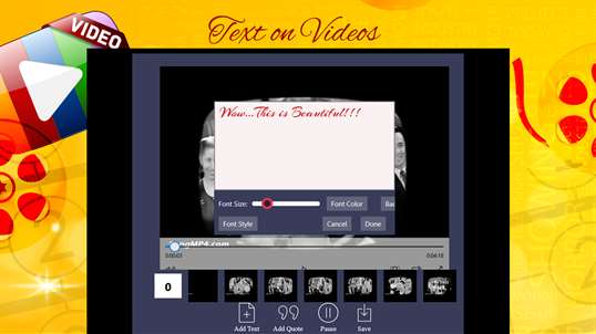 Text on Videos screenshot 2
