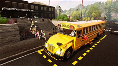 Bus Simulator 21 Next Stop - Official School Bus Extension — скриншот 20