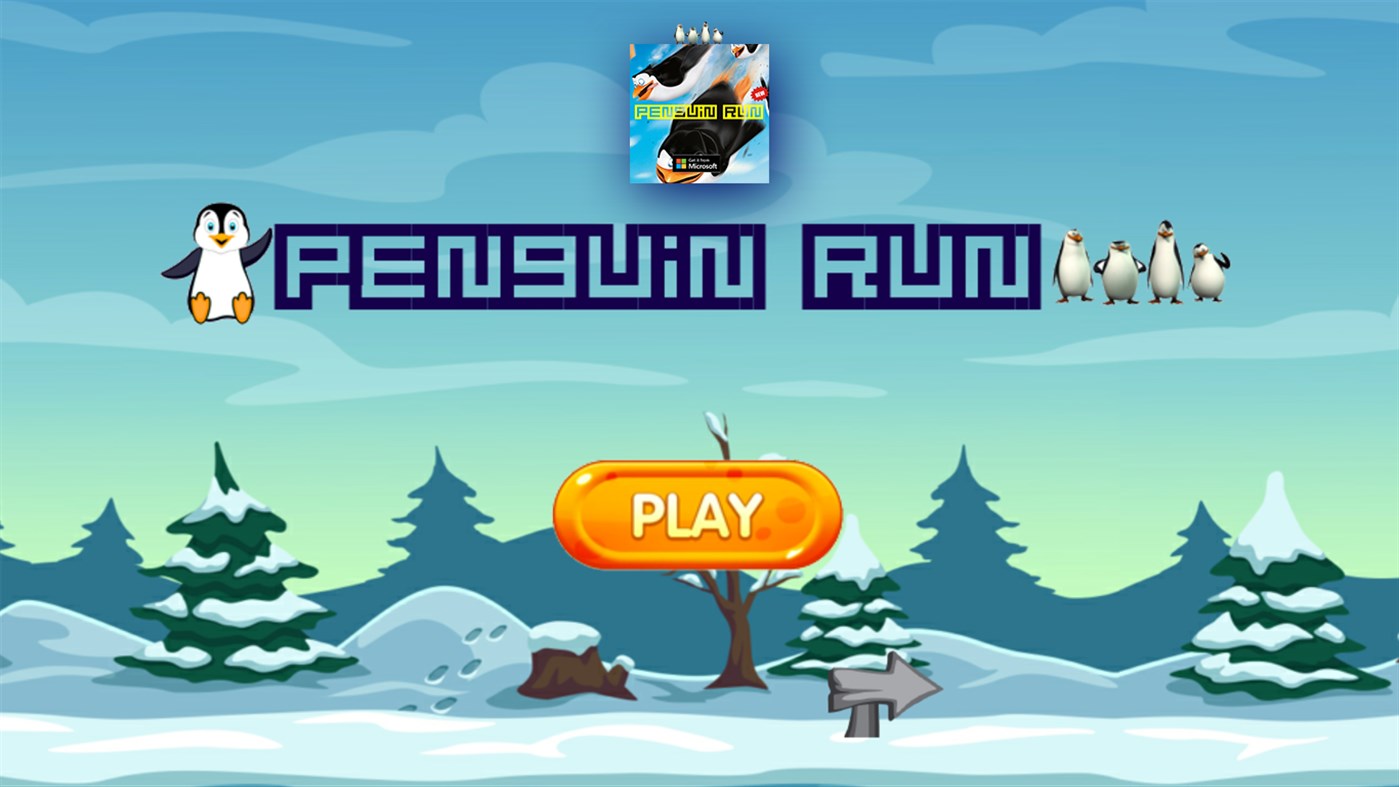 #1. Penguin Run Go (Windows) โดย: SmartBrainLAb