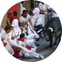 Running Of The Bulls Wallpaper New Tab icon
