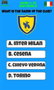 Italy Football Logo Quiz screenshot 3