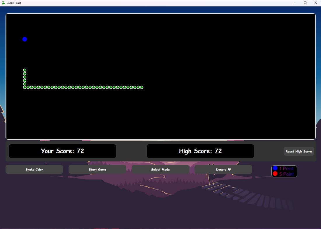 #2. Snake Feast (Windows) Podle: Raghul-tech