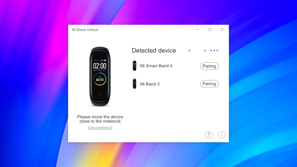 Pairing mi band discount 4