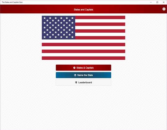 The States and Capitals Quiz screenshot 1