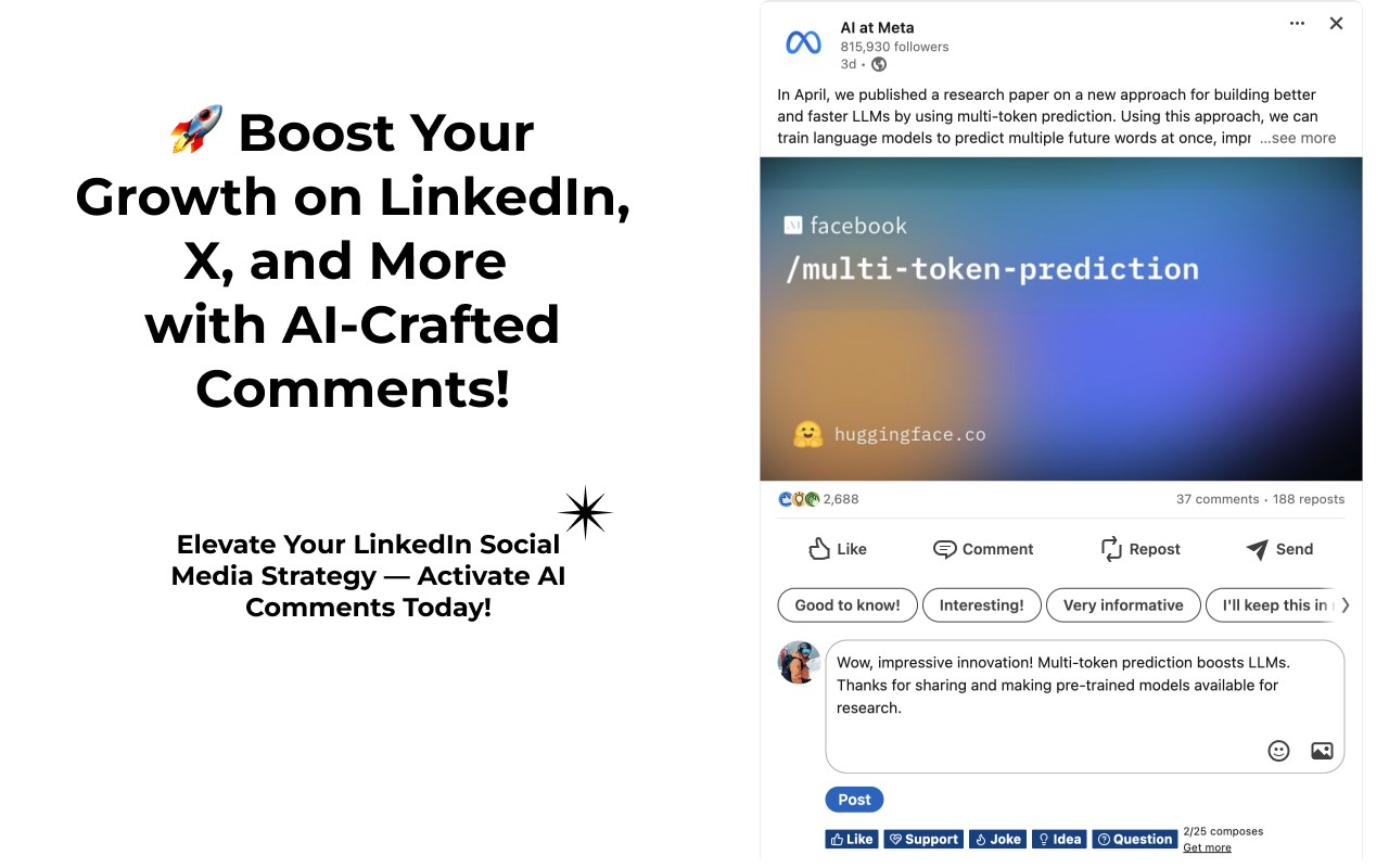 ComposeThisForMe: AI replies for LinkedIn & X