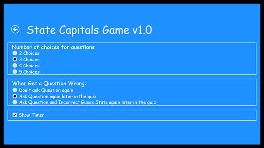 State Capitals Game screenshot 3