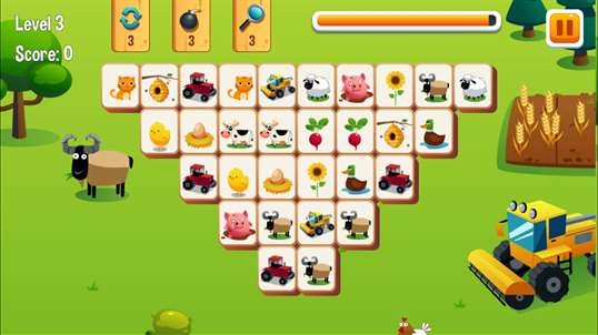 Farm Mahjong Solitaire screenshot 3