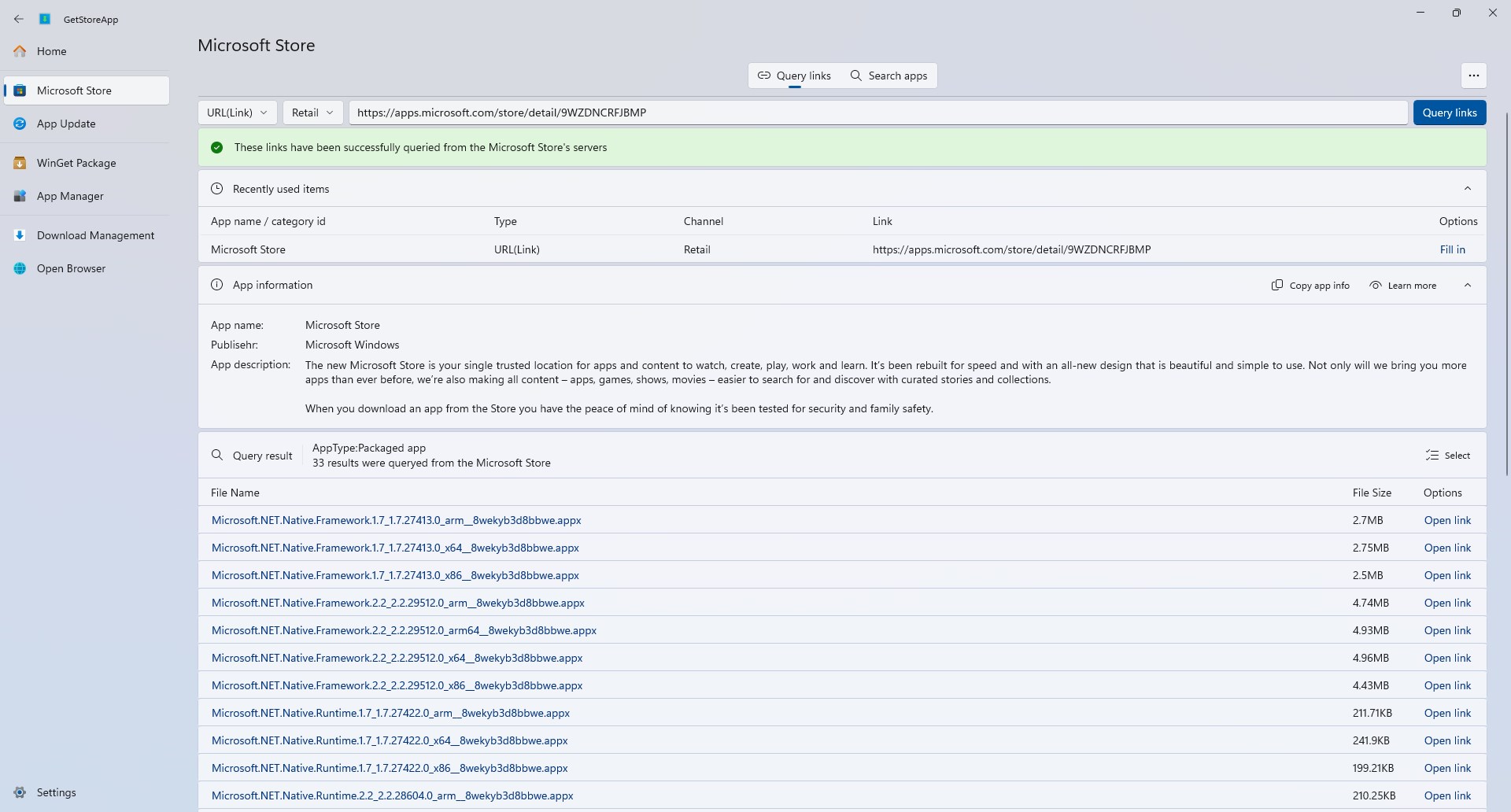 GetStoreApp screenshot