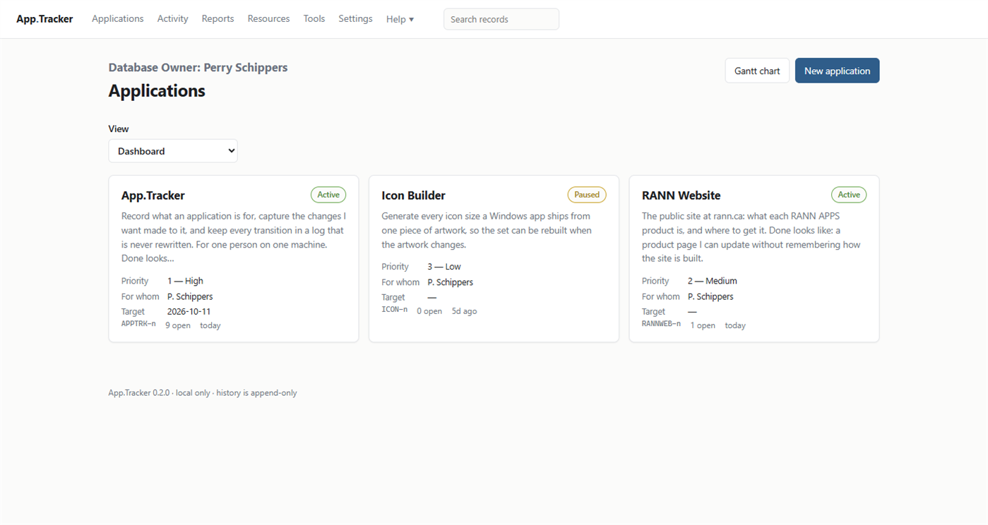#1. App.Tracker (Windows) Por: RANN