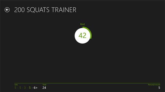 200 Squats Trainer screenshot 3