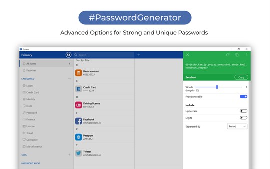 Enpass Password Manager screenshot
