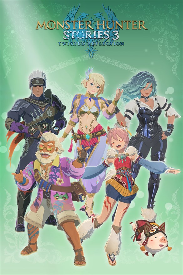 Monster Hunter Stories 3: Twisted Reflection - Ranger Outfits DLC Set Xbox Series X|S and Xbox One cover art