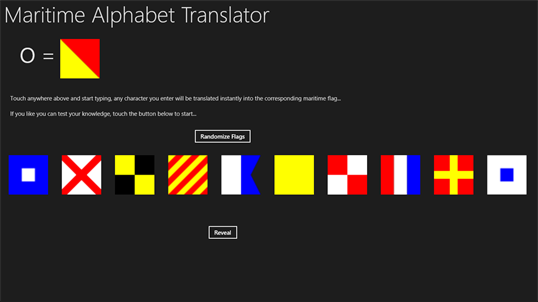 Maritime Alphabet Translator screenshot 2