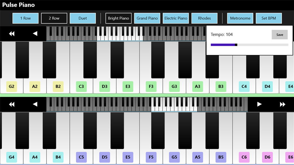 Pulse Piano Microsoft Apps