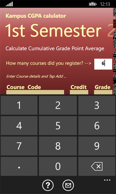 #3. kampus CGPA Calculator (Windows) By: CyberIBM Corporation