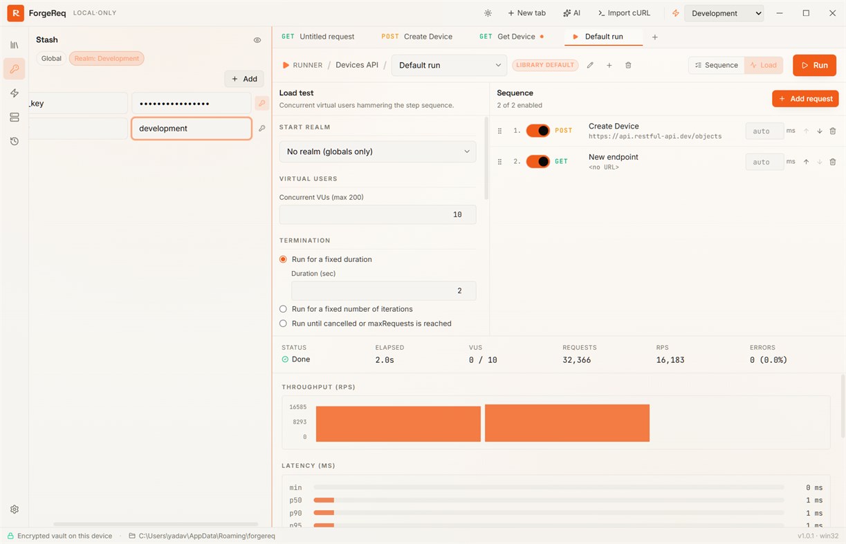 #4. ForgeReq REST Client (Windows) بواسطة: nikhily