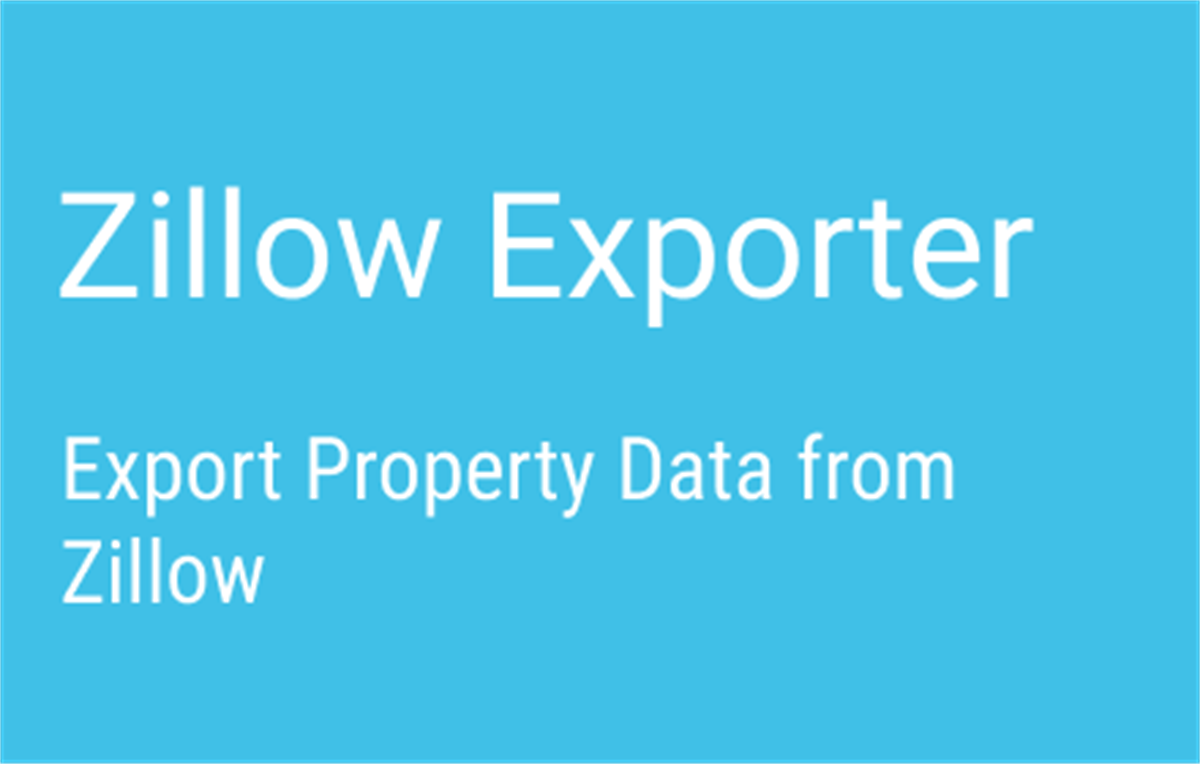 Zillow Exporter