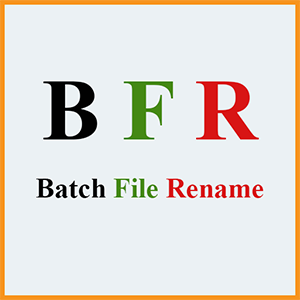 Batch File Rename.