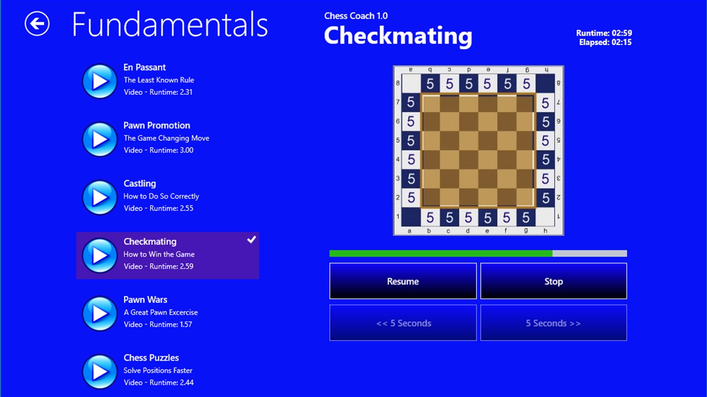 #9. Chess Coach 1.0 DT (Windows) By: Universal Applications
