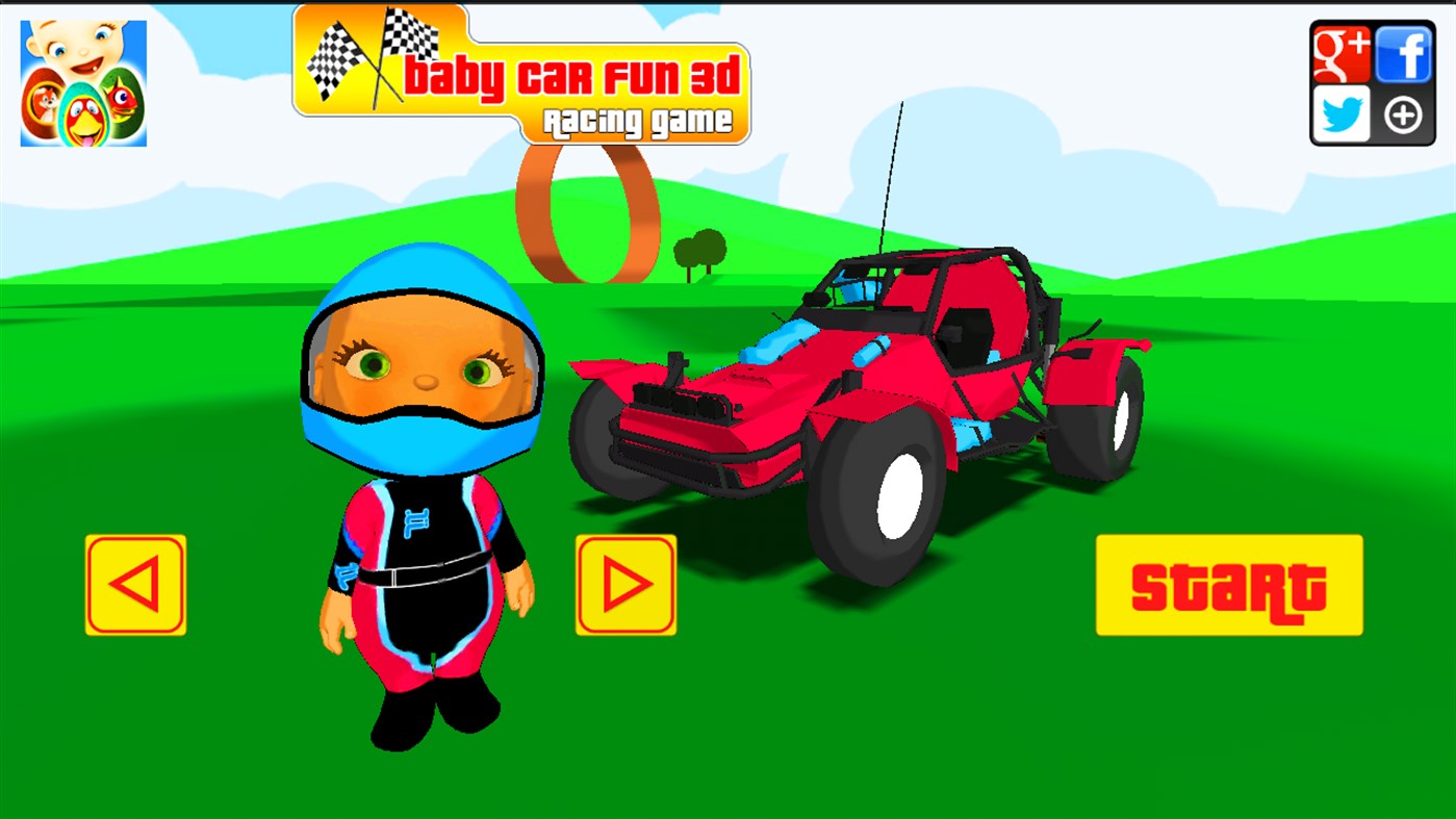 #1. Baby Car Fun 3D - Racing Game (Windows) By: Kaufcom