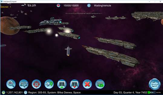 Unity Space Conquest - Alpha screenshot 3