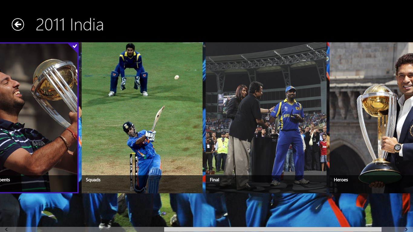 Cricket World Cups - Microsoft Apps