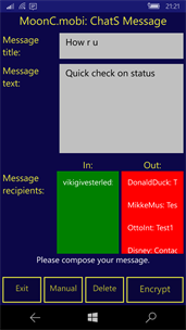 ChatS Encrypted Messenger screenshot 3