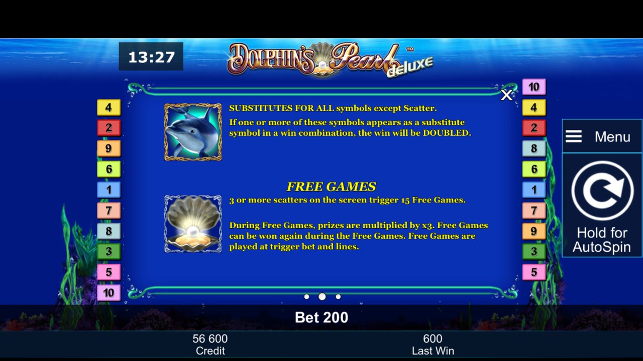 Imágen 13 Dolphin's Pearl Deluxe Free Casino Slot Machine windows