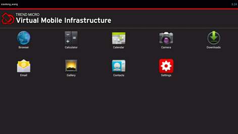 Trend Micro Virtual Mobile Infrastructure Screenshots 1