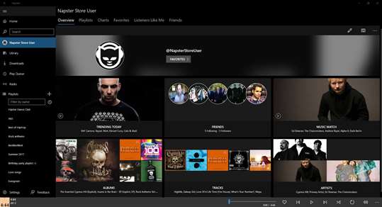 napster windows 10 app download location