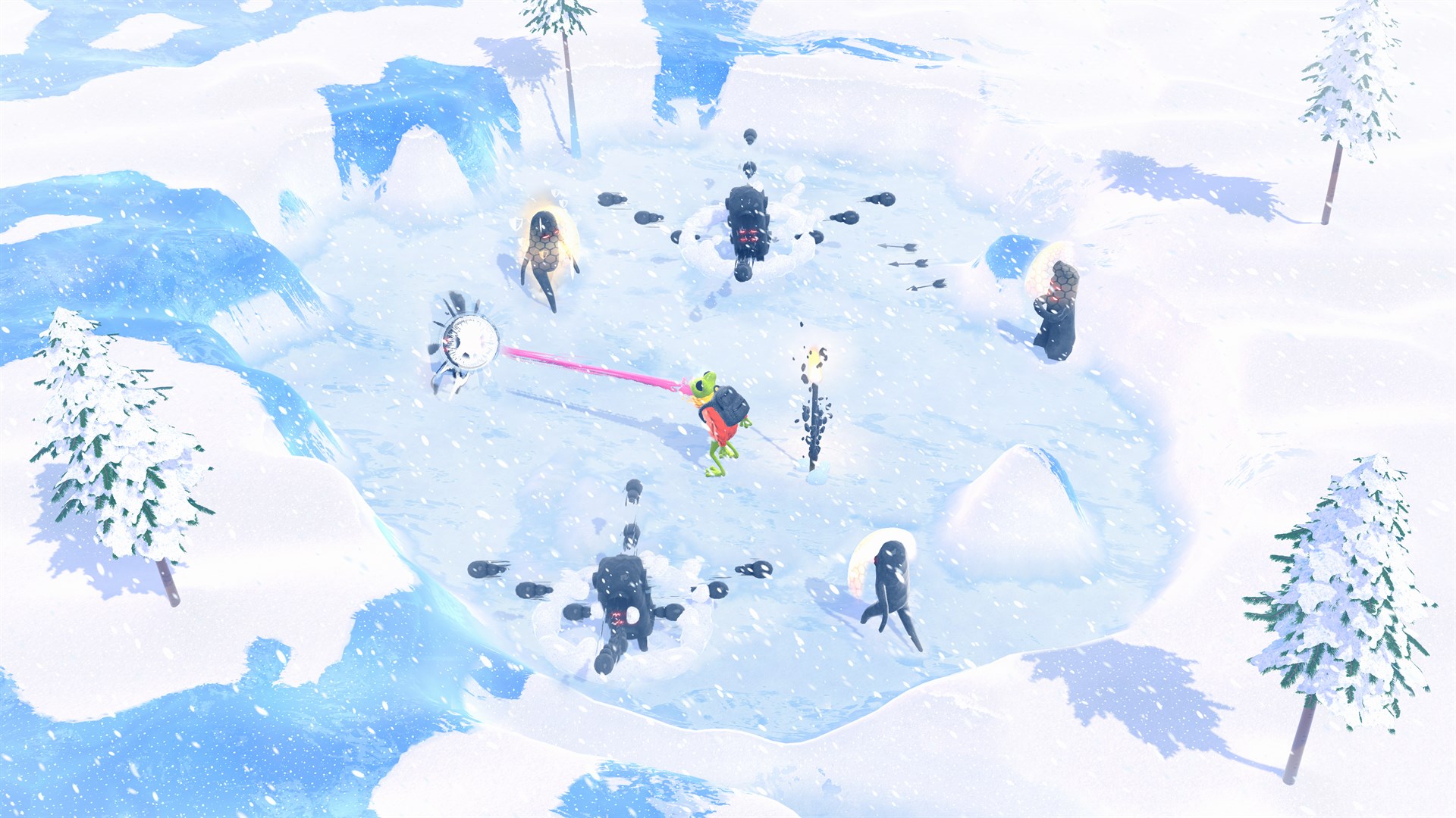 Screenshot 2 from Froggy Hates Snow