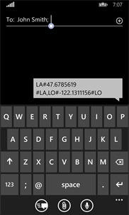 SMS My Location screenshot 2