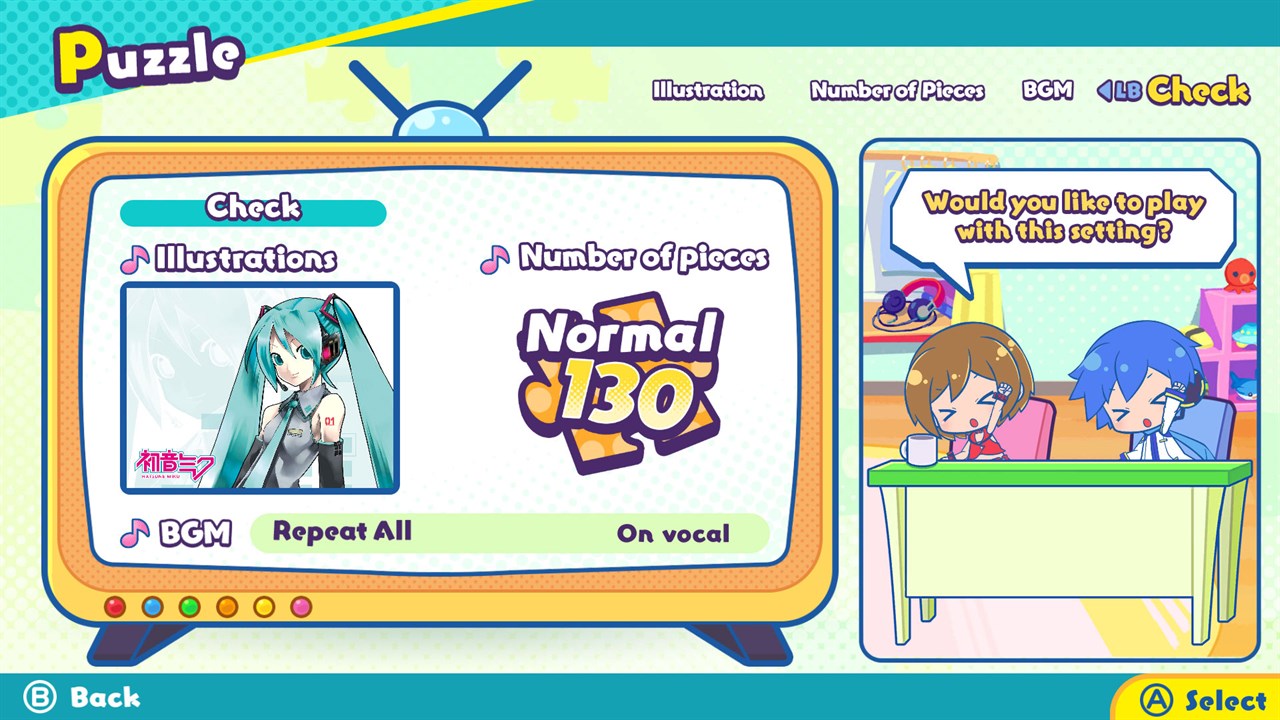 Hatsune Miku Jigsaw Puzzle screenshot 3