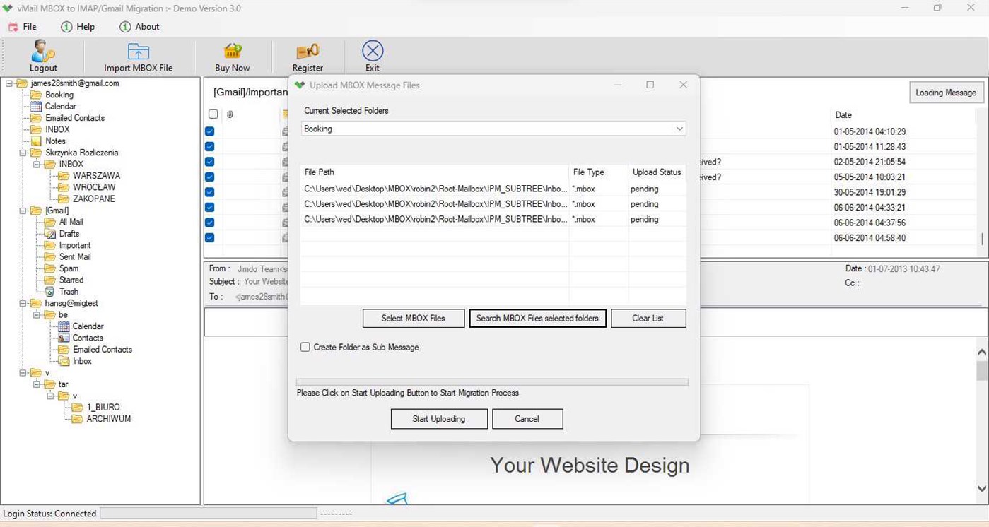 #5. MBOX to IMAP Migration (Windows) Podle: VARTIKA SOFTWARE PRIVATE LIMITED