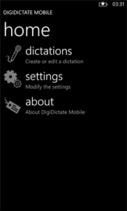 DigiDictate Mobile screenshot 1