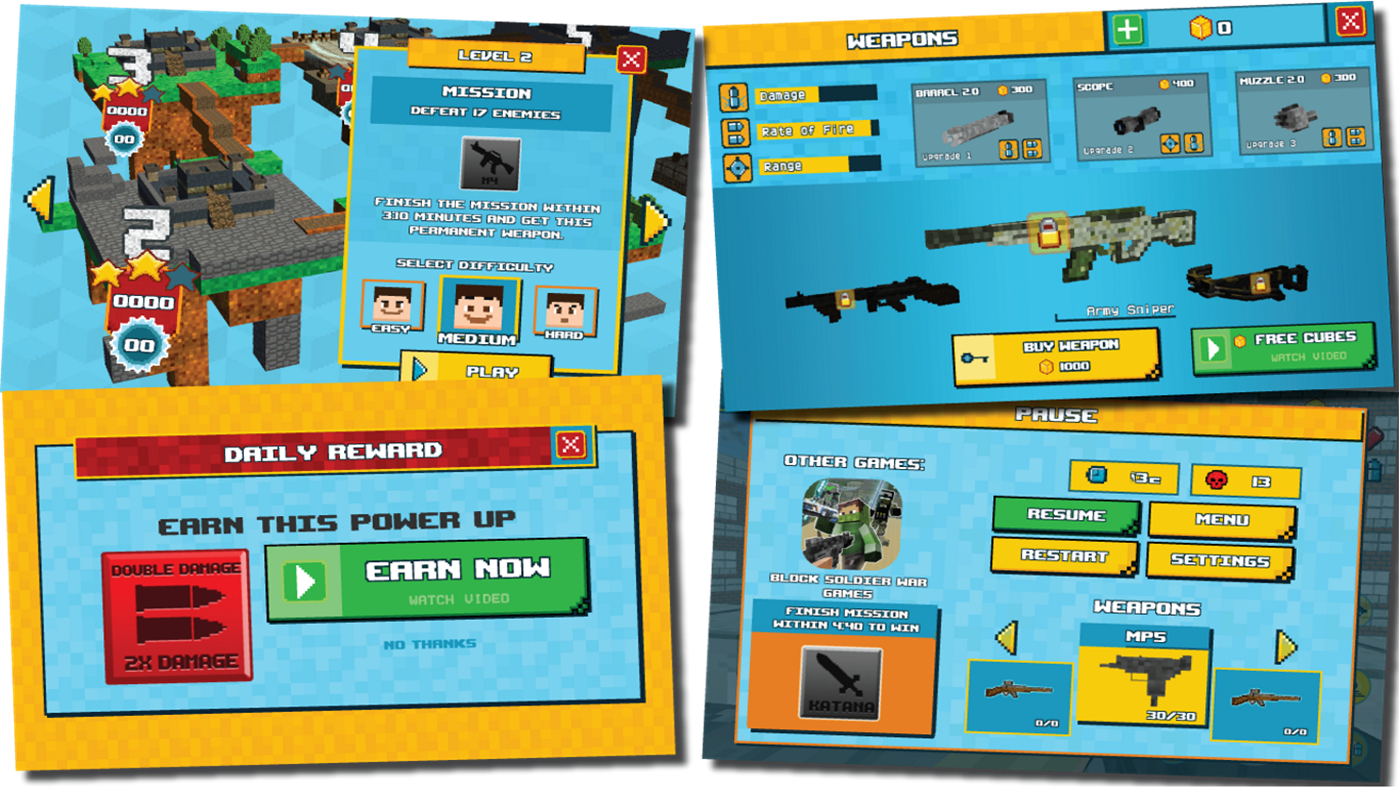 #3. Cube Steel: Maximum Survival (Windows) By: Aeria Canada Studio, Inc.