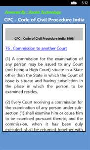 CPC - Code of Civil Procedure India screenshot 5
