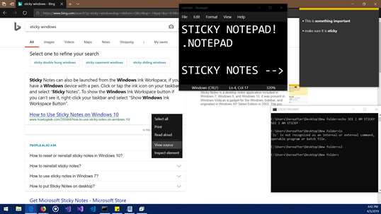 Sticky Windows screenshot 3