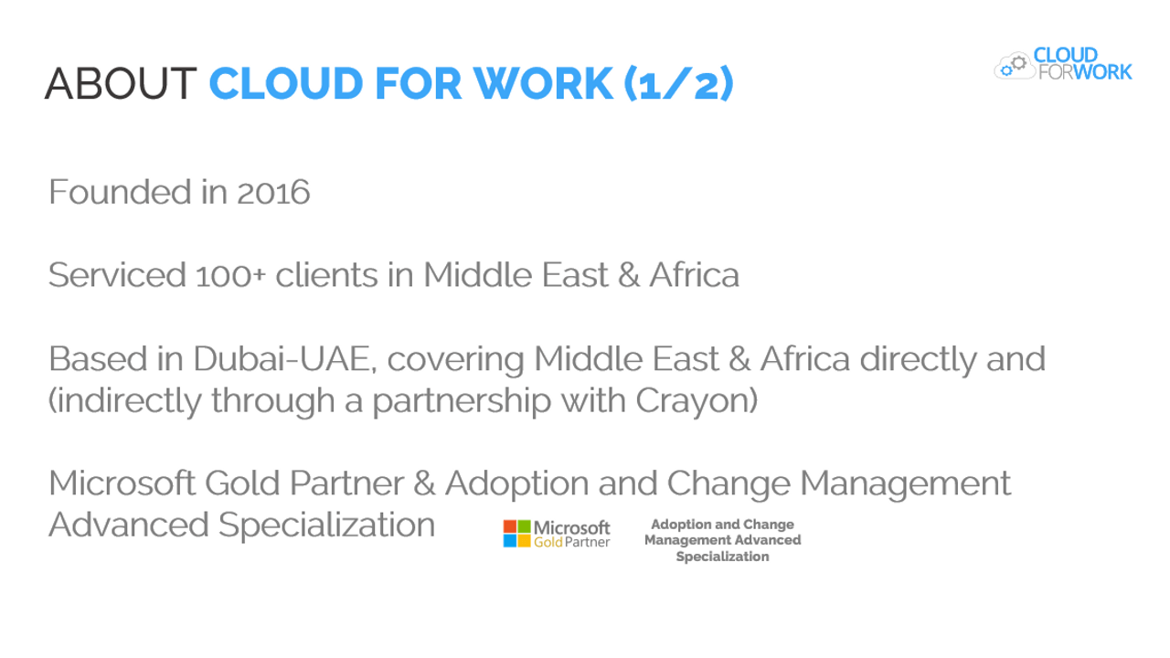 Snapshot 1 of Cloudforwork Viva Insights - 6 Weeks Impementation