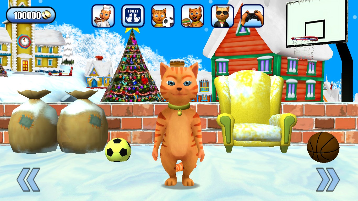 Talking Cat Leo Frozen Ice Fun — Приложения Майкрософт